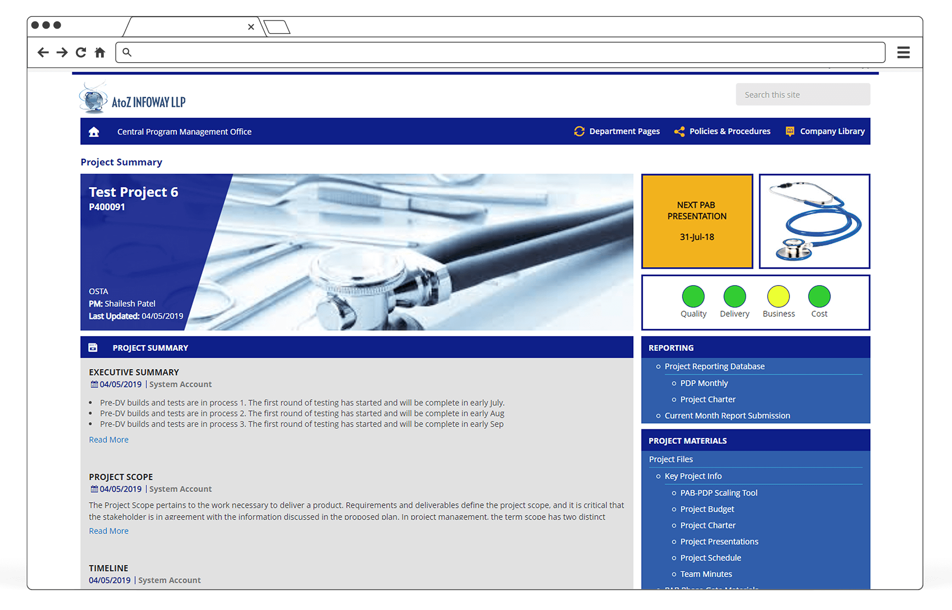 Project Management System